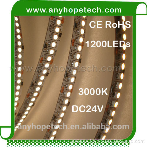 Super brightness 2835 smd warm white flexible led christmas light tape